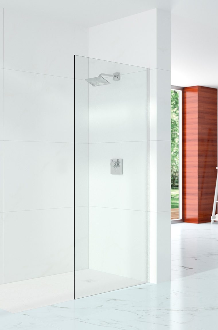 Душевая перегородка S10SW800H Merlyn 10 Series Хромированный - Вид №1