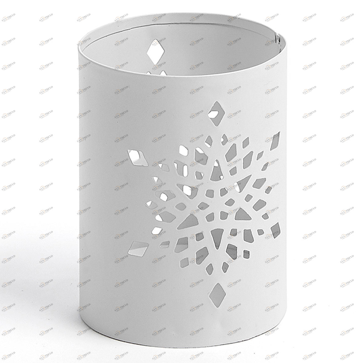 Подсвечник металлический на 1 свечу белый Choppy от La Forma LA FORMA  342979 Белый 