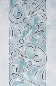 Муаре бирюзовый Декор 04 20х30 (16шт)