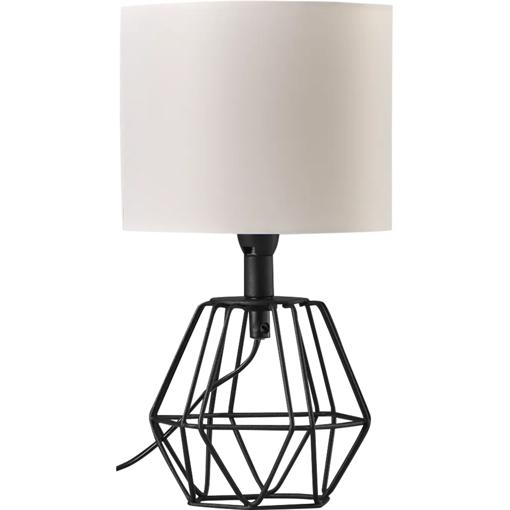 Настольная лампа Eglo «Carlton2» 1xE14x60 Вт, цвет чёрный/белый 18586601 STLM-2160234  - Вид №1