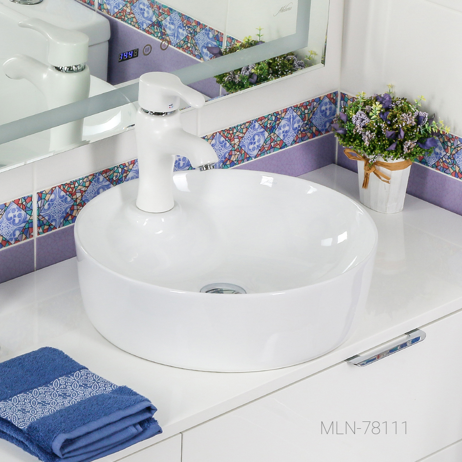 Накладная раковина melana mln-78111 78111-805
