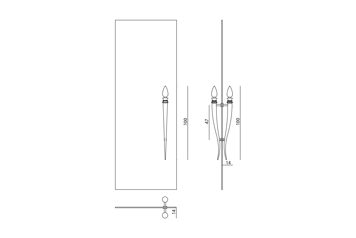 Brunilde Дверная ручка Visionnaire  - Вид №5