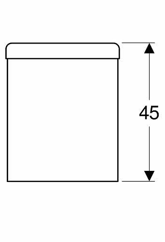 9670062001 IDO Glow шкаф высокий, с двумя дверцами, 460 мм, дуб - Вид №3