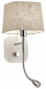 Terzo Light Настенный светильник из стали и пвх с гибким кронштейном Hendrix V4174600