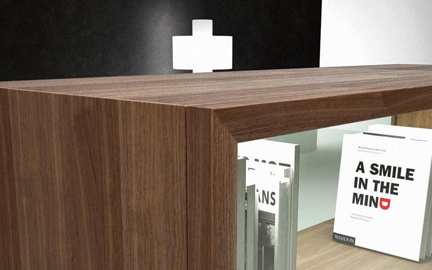 Martex Книжный шкаф / витрина из дерева и стекла sun-id-1427205 - Вид №3