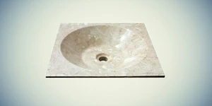 FLW009 Накладная раковина под столешницу  овальная BATi BALi