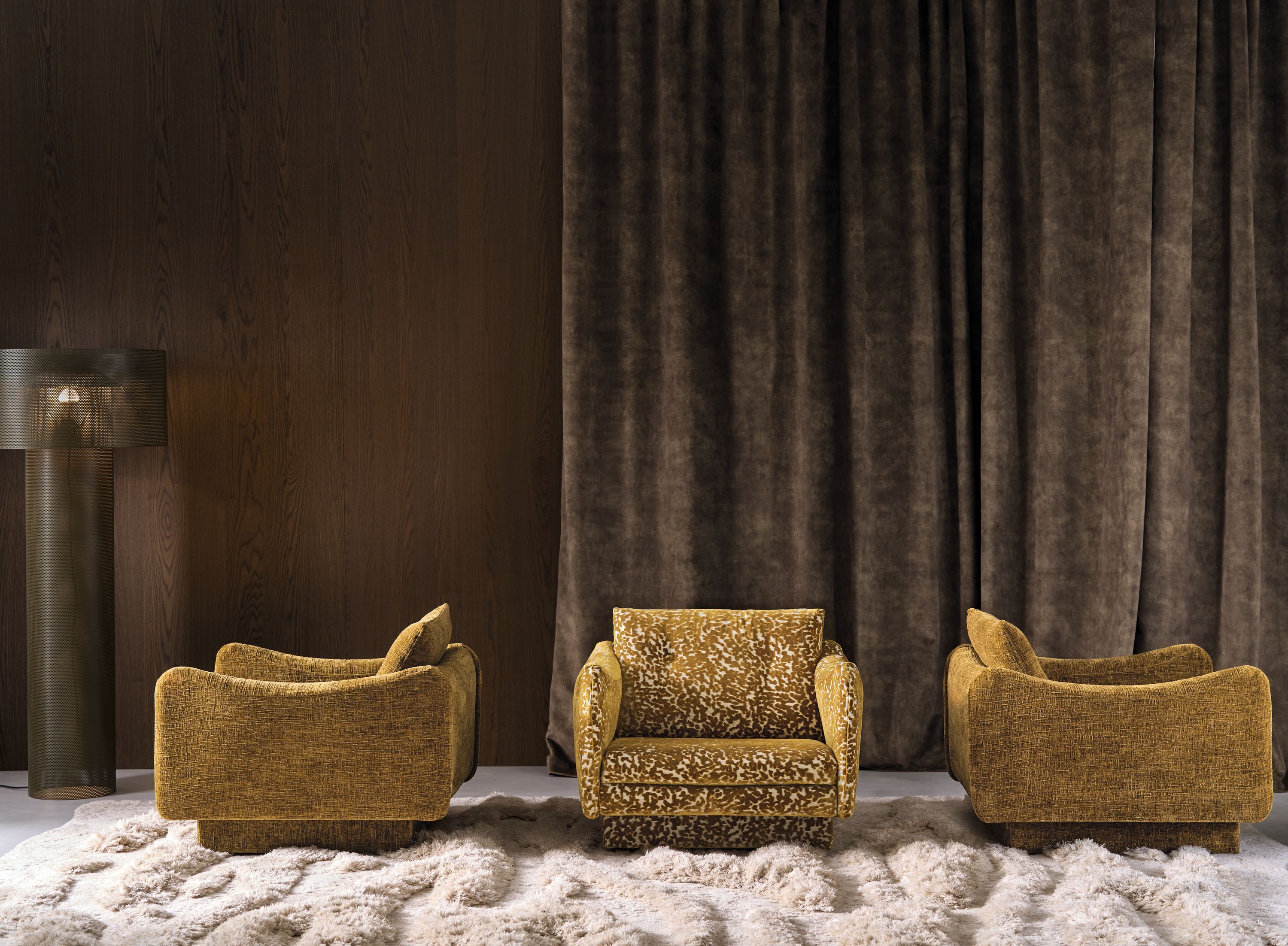 Бархатная ткань для штор Casamance Ocema ARCH-00121836 - Вид №1