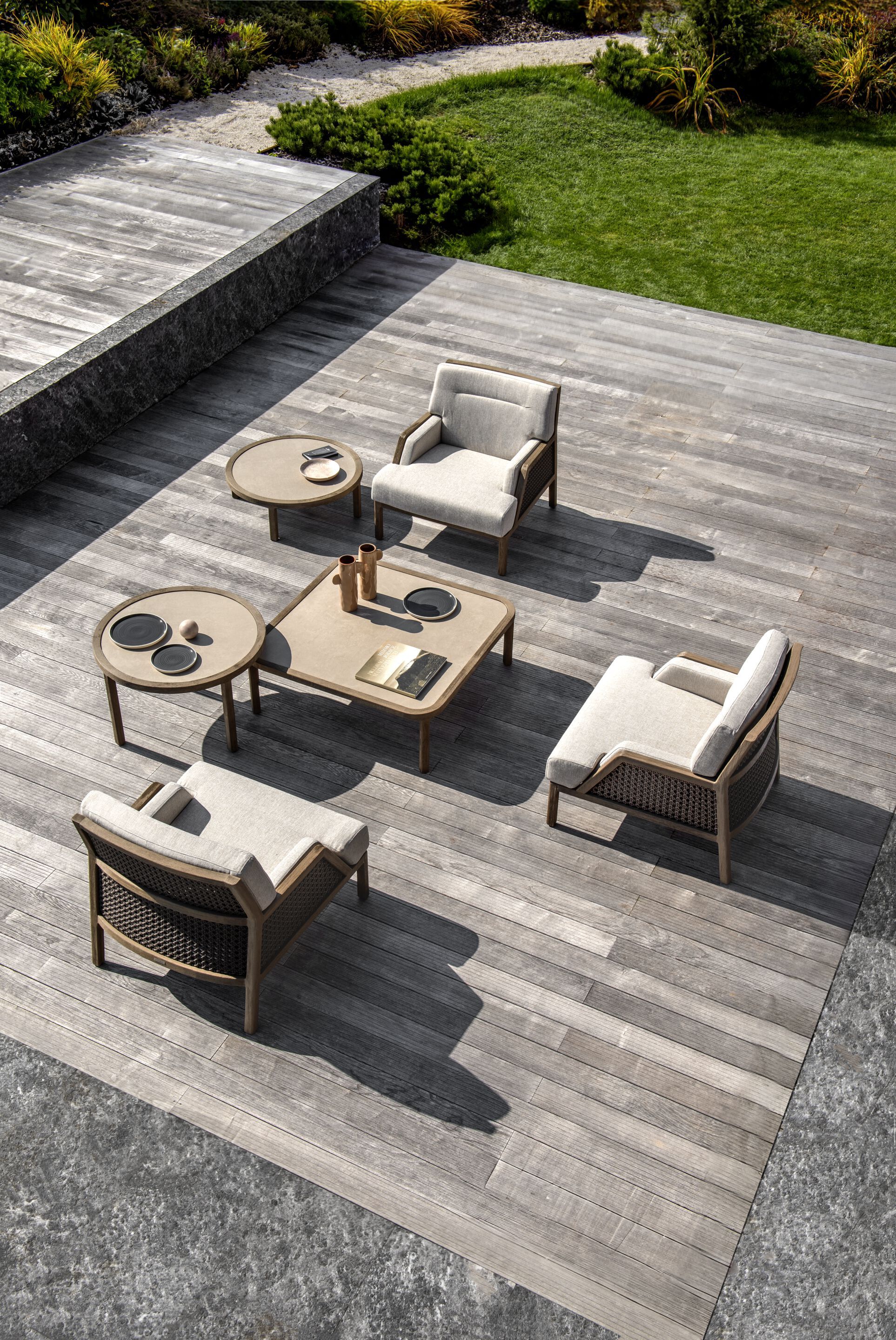 Прямоугольный керамический журнальный столик Ethimo Grand Life ARCH-00000951 - Вид №7