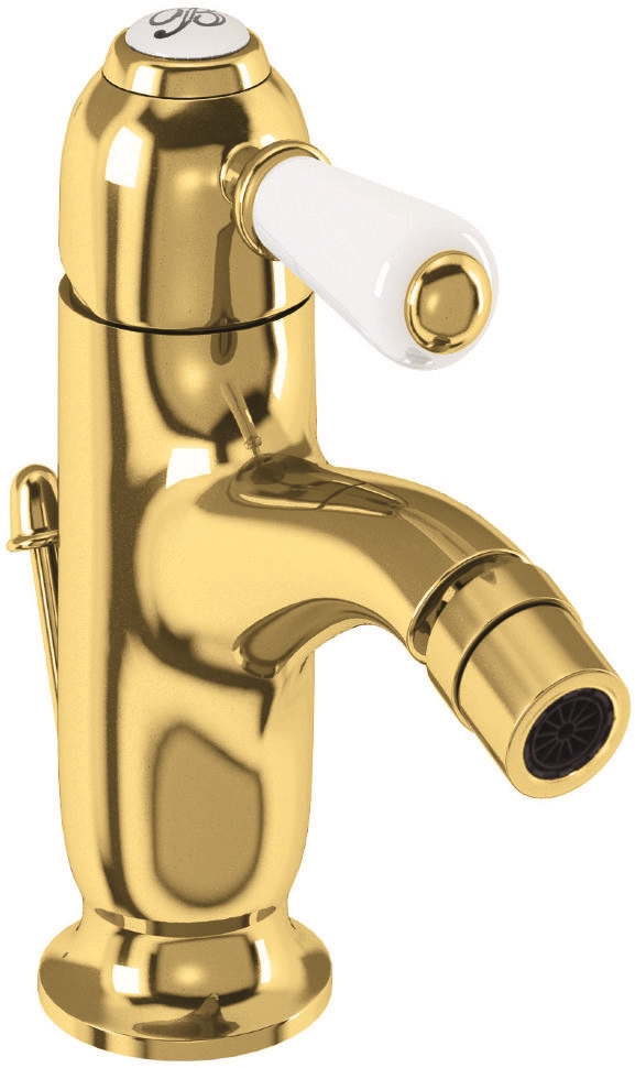 Смеситель для биде на 1 отверстие, с донным клапаном [CH23 GOL] GOLD Burlington CH23 GOL - Вид №2