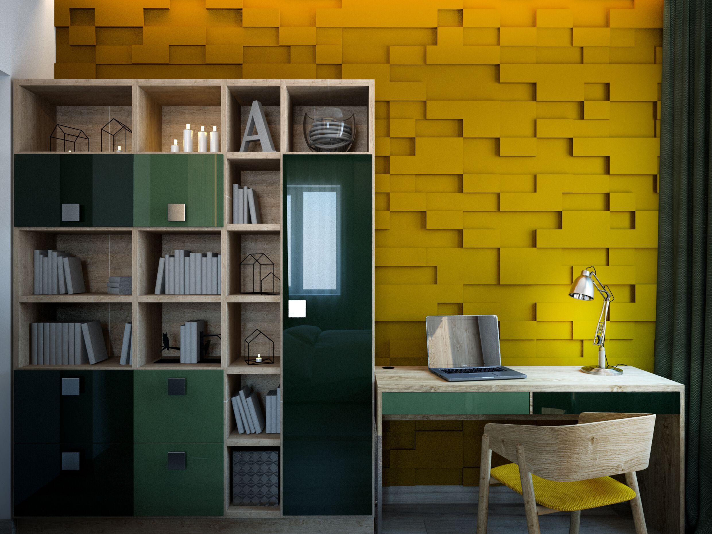 Трехмерное гипсовое покрытие WallDeco M-Modern ARCH-00058825