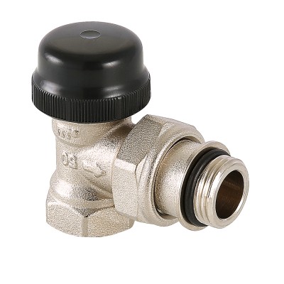 VT.037.N.04 Клапан термостатический угловой с преднастройкой Valtec 1/2" 