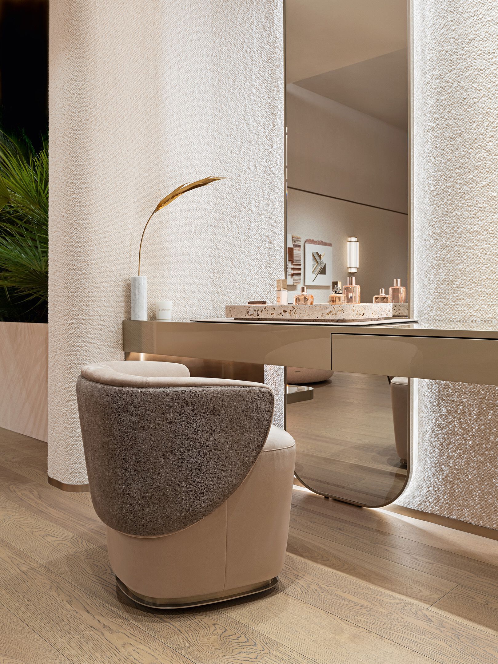 Деревянный умывальник с зеркалом Visionnaire Nomad ARCH-00008764 - Вид №3