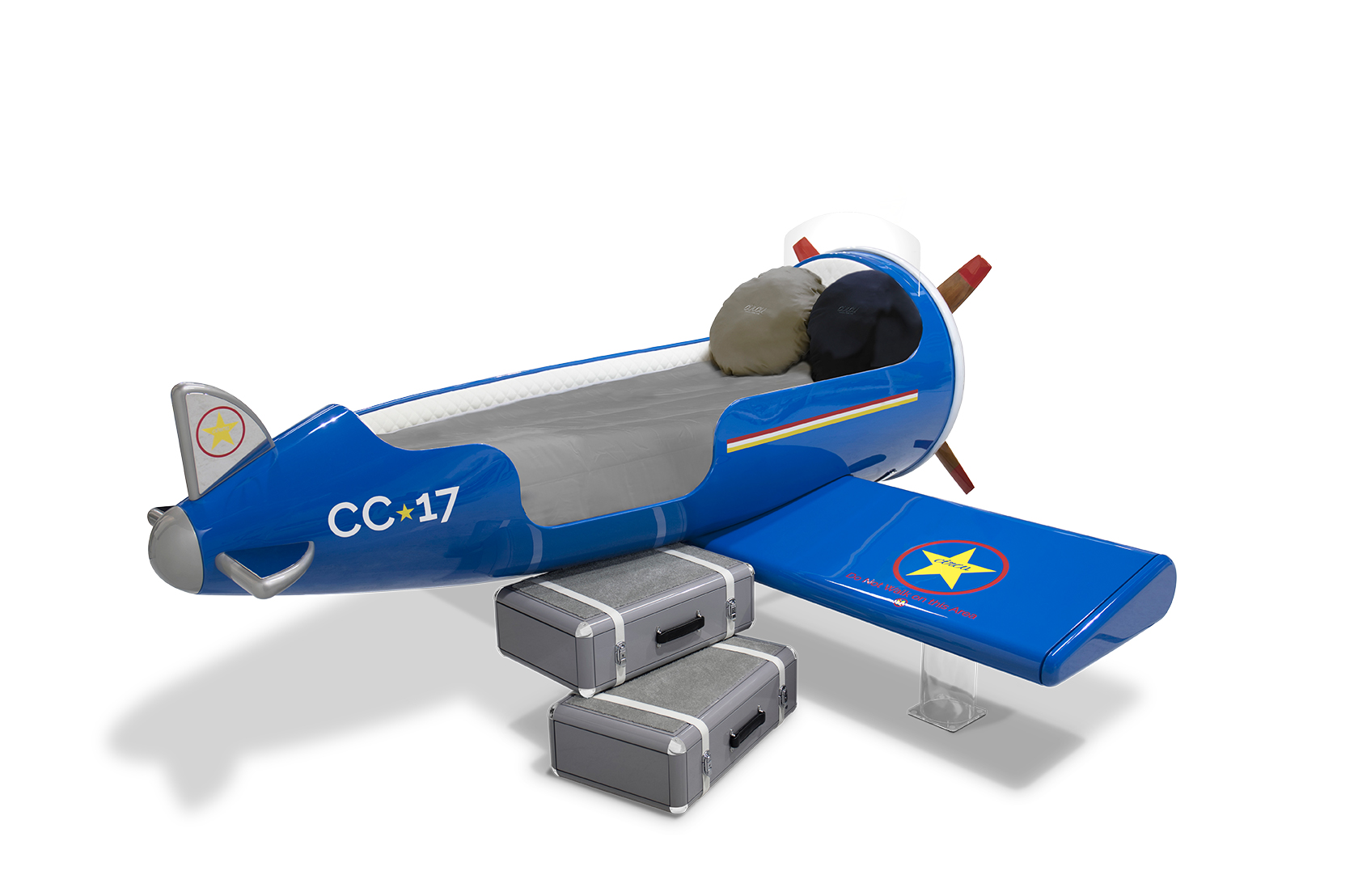 CIST22 Детская кровать самолет Sky One Circu  - Вид №5