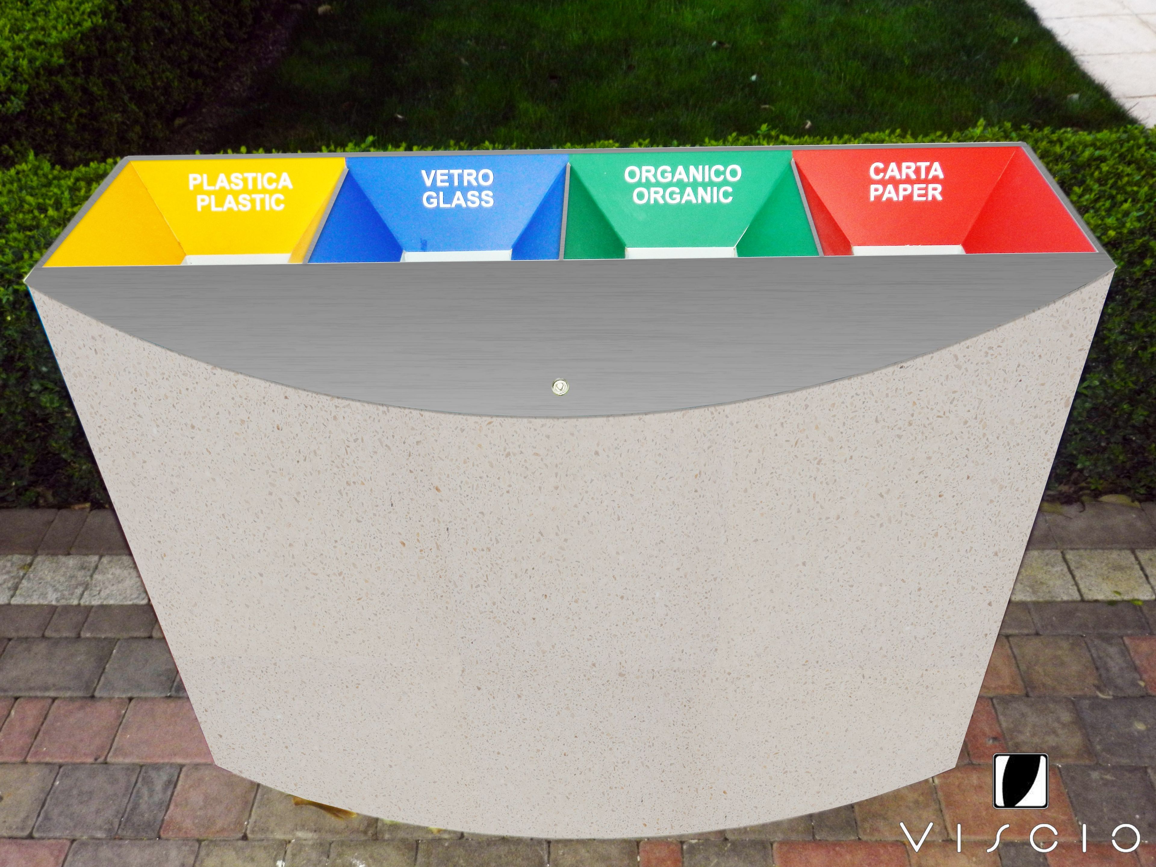 Корзина для мусора для раздельного сбора Viscio Urban Design PREZZEMOLO ARCH-00125358