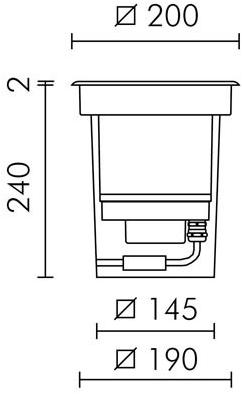SIMES Светодиодный ступень из литого под давлением алюминия Zip sun-id-1474467 - Вид №17