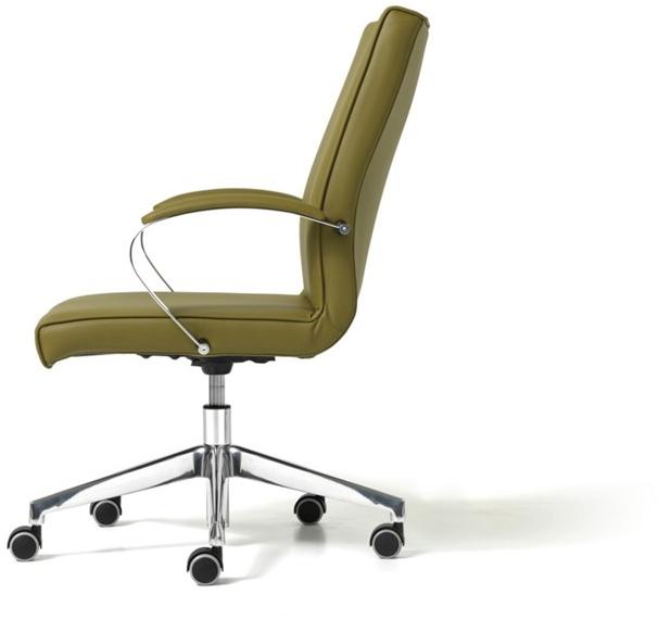 Diemme Офисное кресло из кожи с 5-ю спицами и подлокотниками Venus sun-id-1450064 - Вид №2