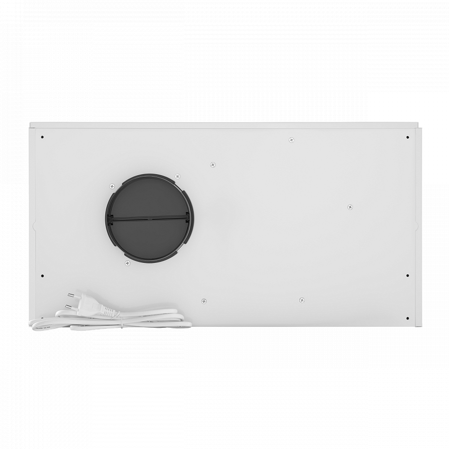 VS LIGHT 60 WHITE Вытяжка vs light 60 белый/ • тип: встраиваемая • цвет: белый • управление: колыбельное • ширина, мм: 600 • полная потребляемая мощность, вт: 140• количество скоростей: 2 • максимальная производительность, м3/ч: 480• диаметр воздуховода Santreyd  - Вид №6