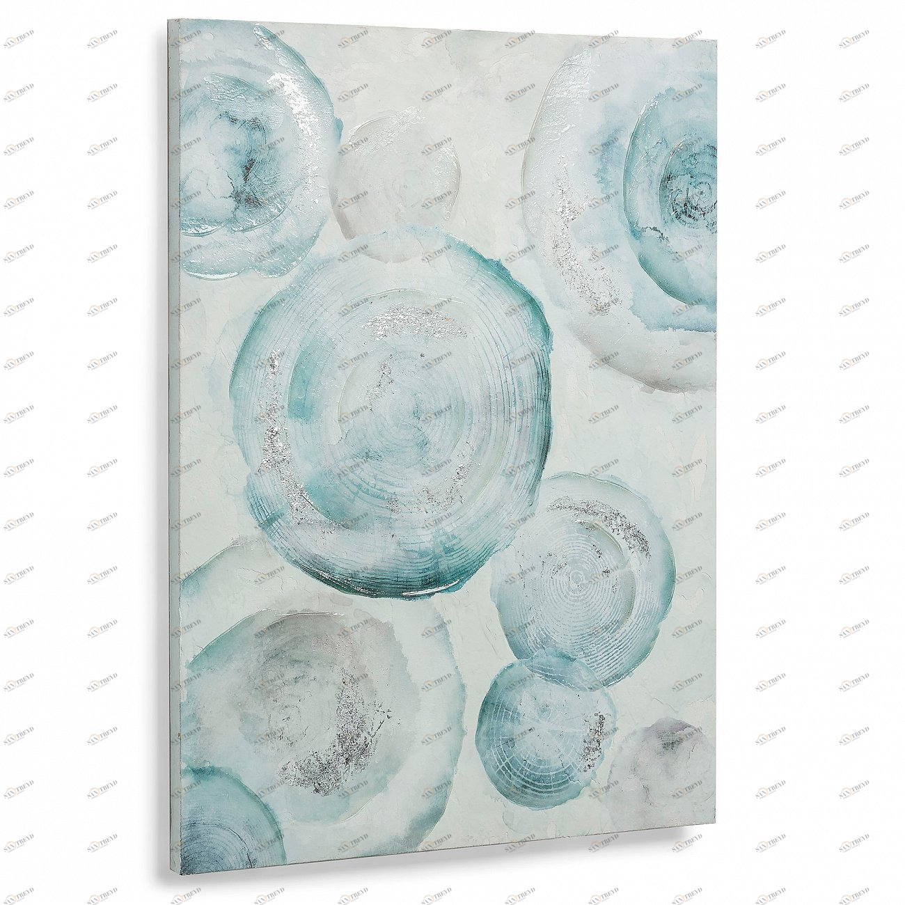 Картина на холсте "Круги" 70х50 см Dazzling от La Forma LA FORMA DAZZLING 343016 Разноцветный 