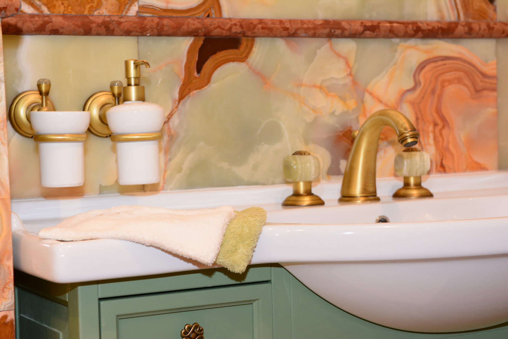 2103 ** 09O Комплект ванны с центральным изливом «парус» Nicolazzi Series Onice  - Вид №5