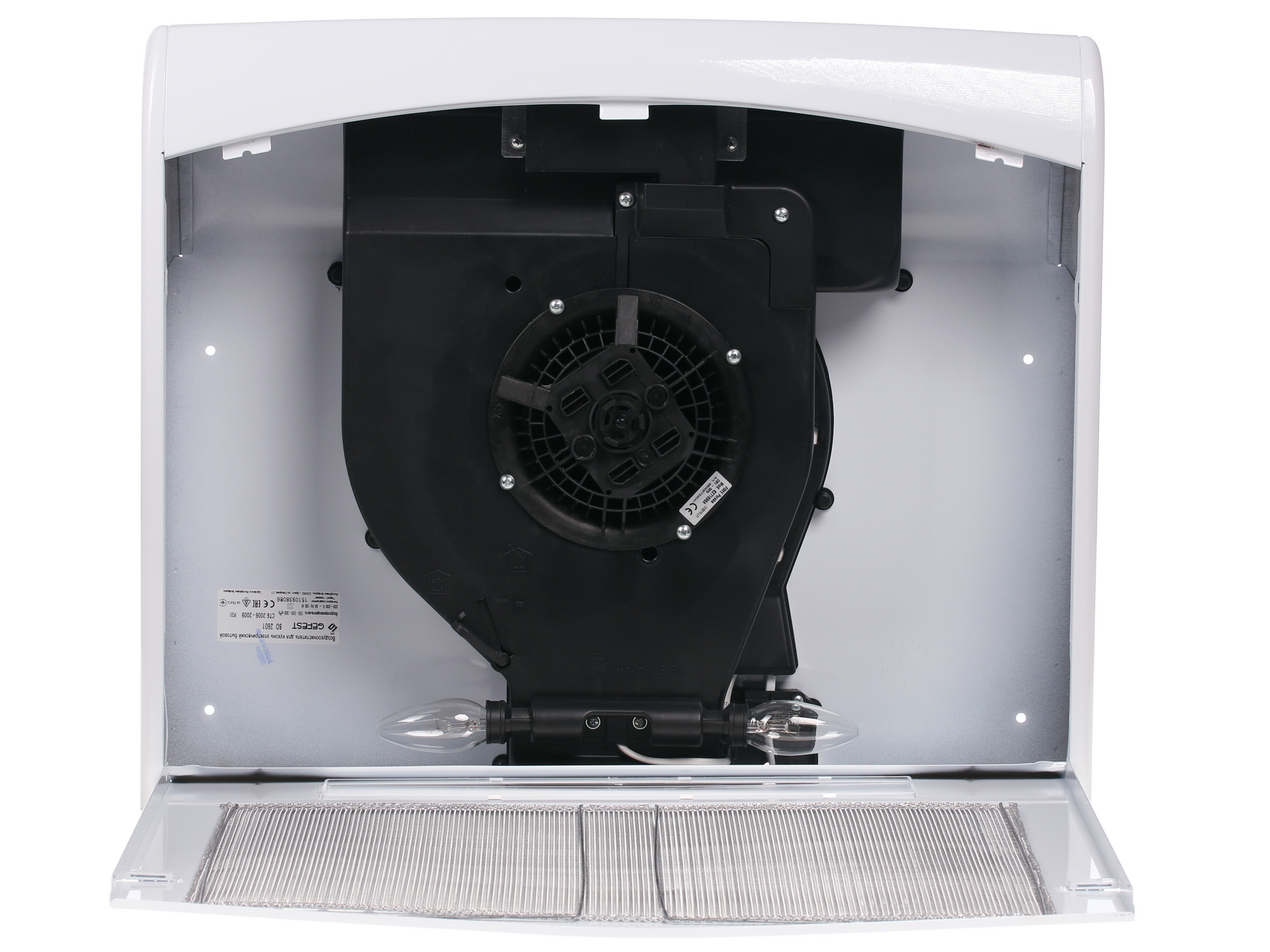 1038995 Вытяжка подвесная Gefest ВО 2601 белый STDN-0059985 - Вид №6