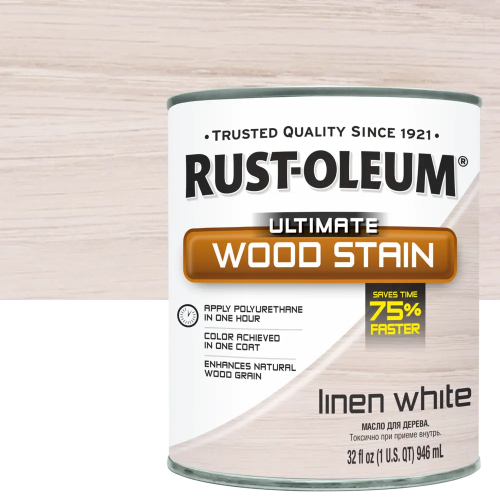 Масло тонирующее Ultimate цвет белый лен 0.946 л 82482337 STLM-2078064 RUST-OLEUM 