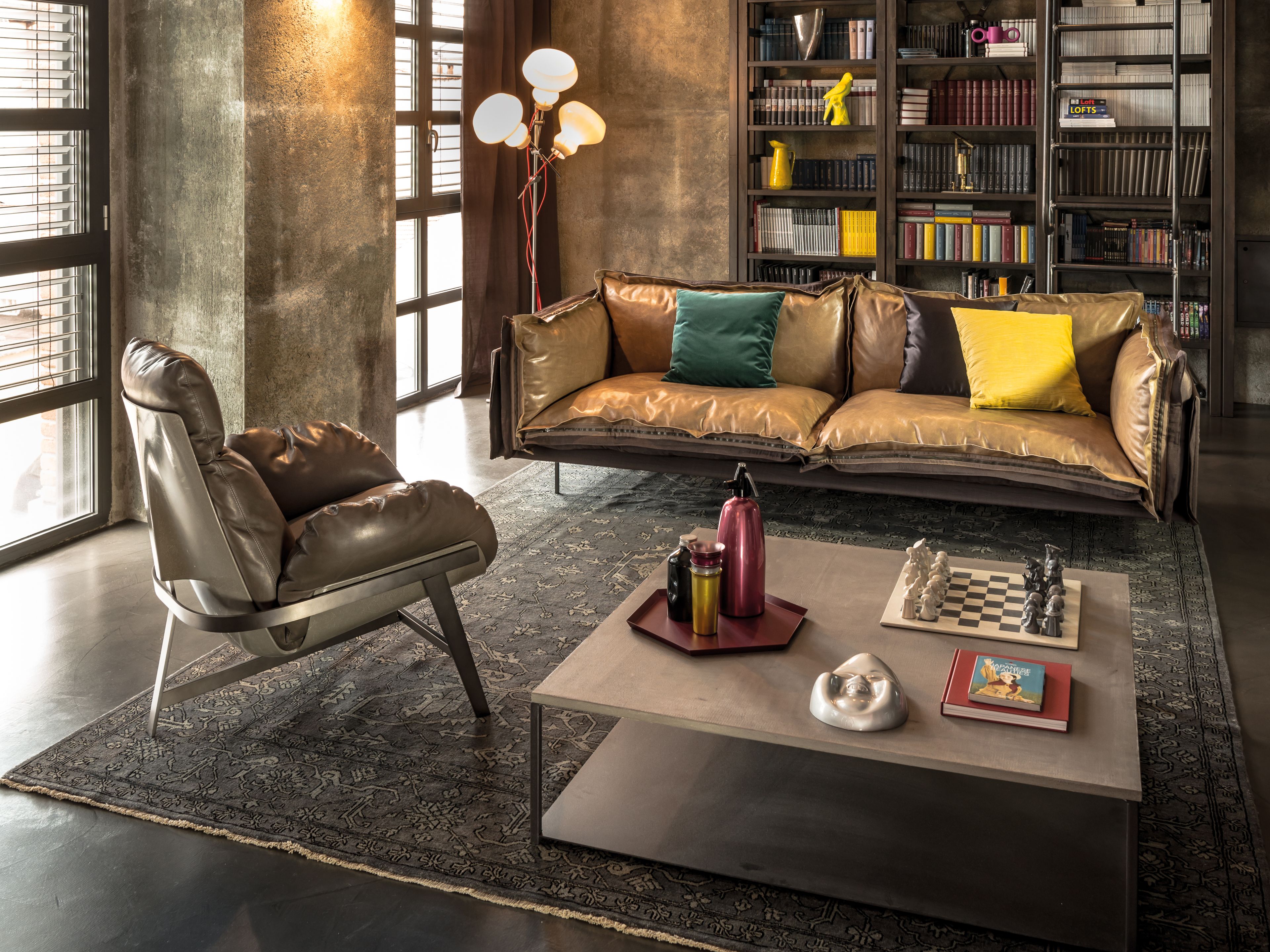 2-местный кожаный диван Arketipo Auto-Reverse ARCH-00131103 - Вид №2