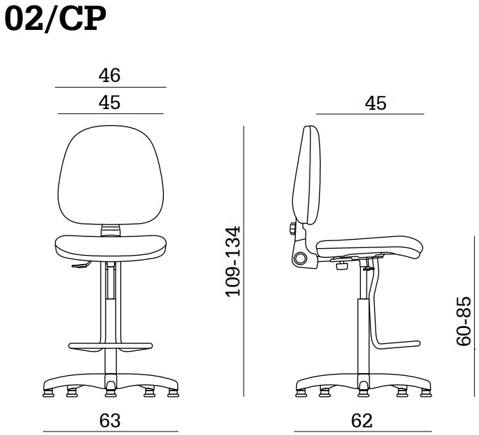 Linea Fabbrica Стул офисный поворотный с подставкой для ног Viky sun-id-1397626 - Вид №1
