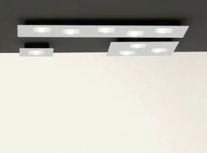 Fabbian Алюминиевый светодиодный потолочный светильник Quarter