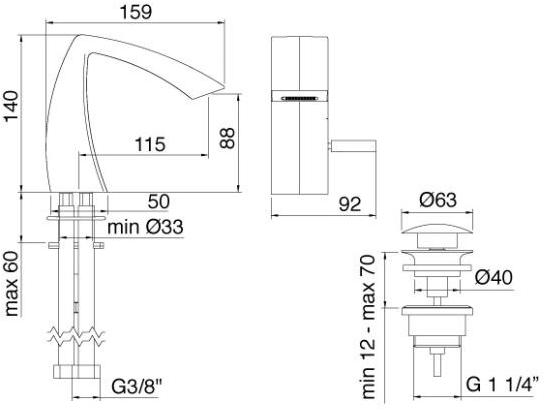 Rubinetterie Treemme Archè  0220  - Вид №2