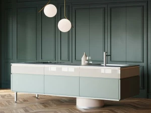 L'Ottocento Кухня с островом Archetipo