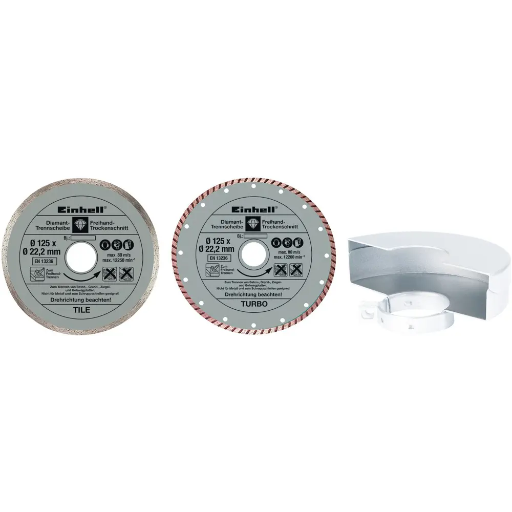 УШМ сетевая Einhell TC-AG 125 kit, 850 Вт, 125 мм 18211886 STLM-2146331  - Вид №1