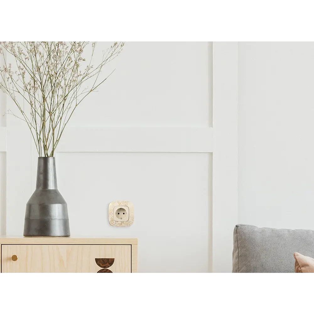 Розетка Legrand Valena Allure 2 контакта с заземлением цвет слоновая кость 82169359 STLM-2061463 - Вид №10