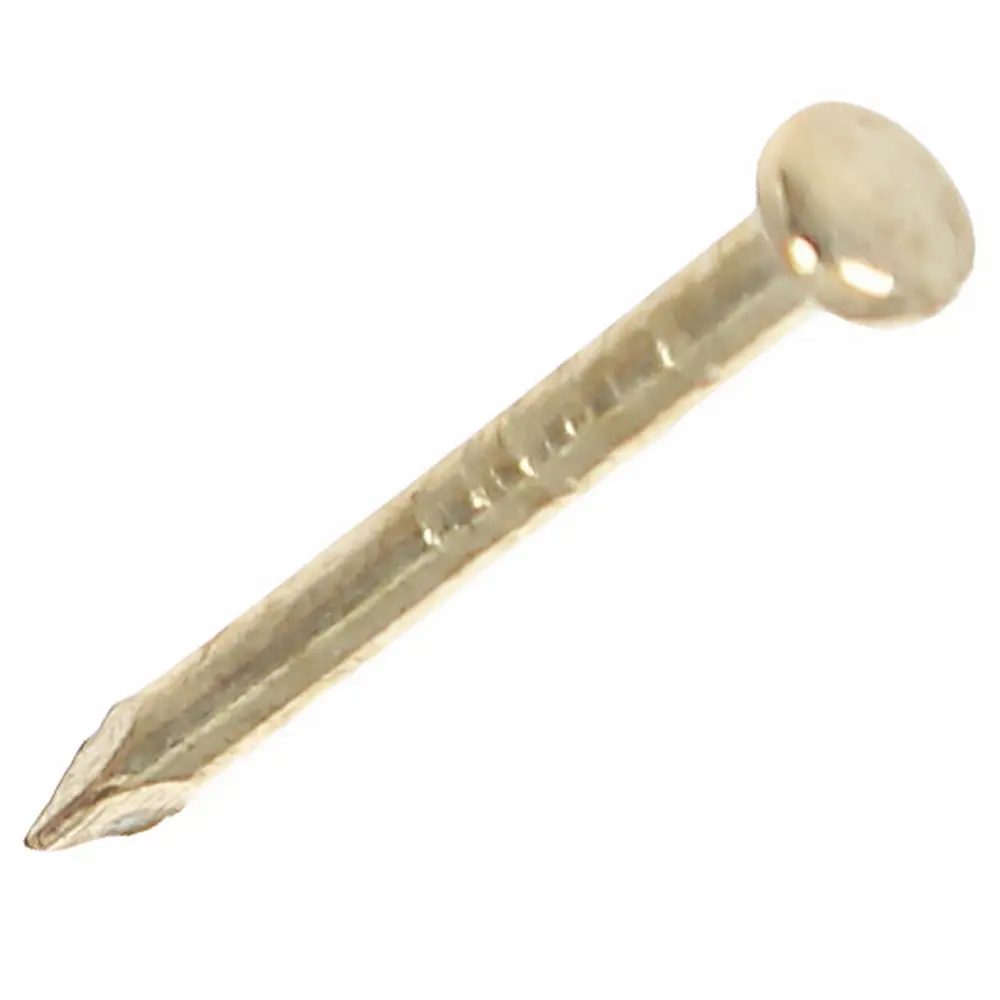 Гвоздь декоративный 14х2 мм сталь цвет золото 50 шт ЛЕВША STLM-2093986