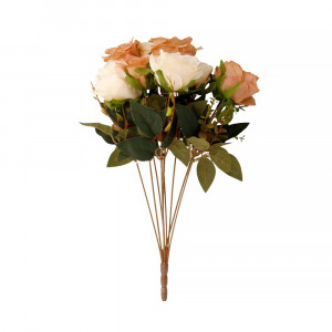 0189 Искусственное растение Букет роз 42 см ткань полиэстер KEP KEP
