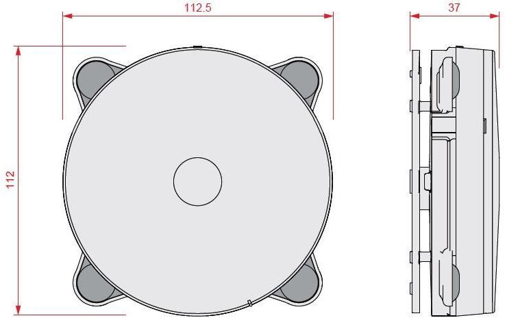 INIM ELECTRONICS Оптико-акустический сигнализатор потолочный Enea sun-id-1427666 - Вид №2