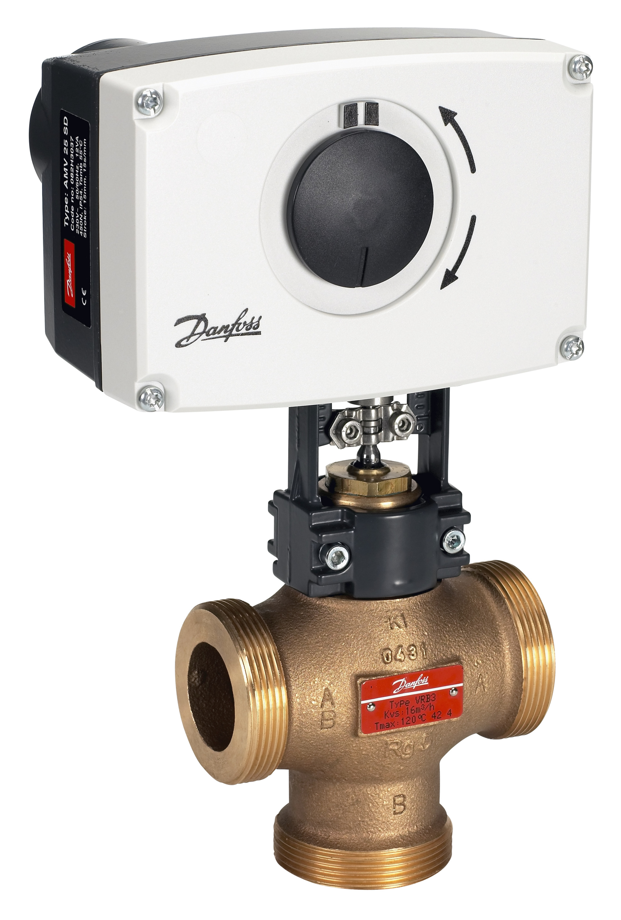 Danfoss Редукторные электроприводы с трехпозиционным управлением Электропривод импульсный AMV 86 230В 082G1461  - Вид №46