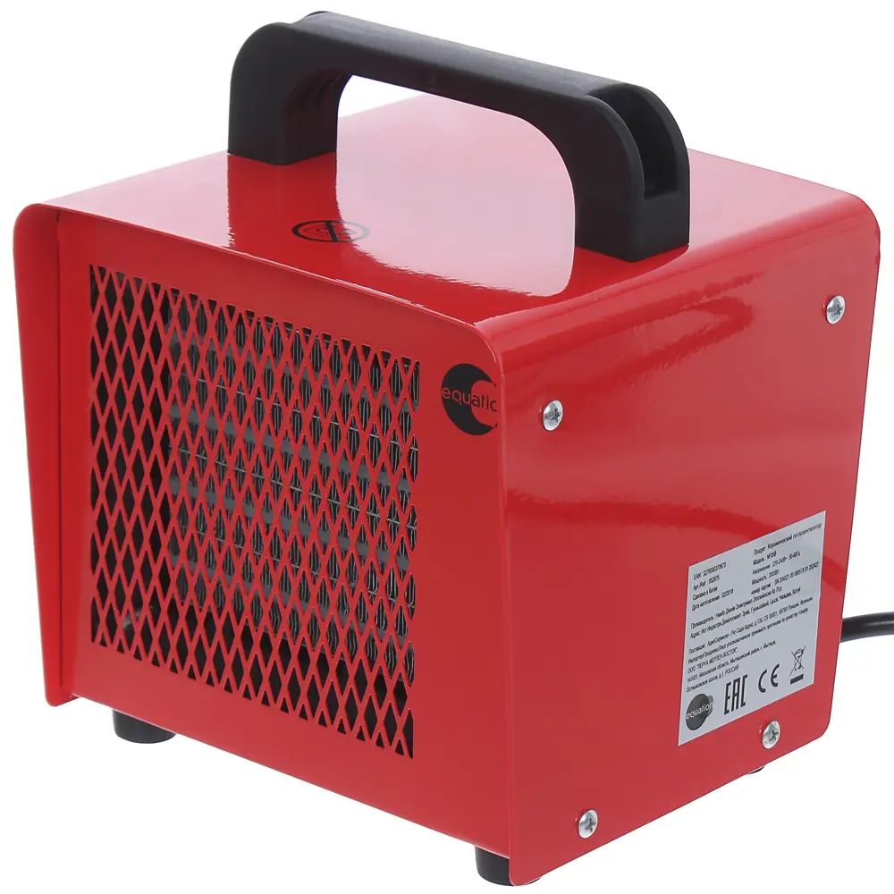 Керамический тепловентилятор EQUATION для быстрого обогрева помещений 81950035