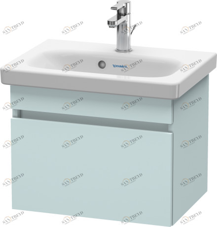DS630300909 Тумбочка подвесная компакт DuraStyle #DS6303 500 x 368 мм Светло-голубой матовый декор Duravit