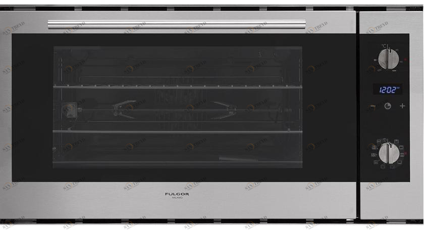 Fulgor Milano Многофункциональный духовой шкаф из нержавеющей стали с термовентиляцией и электронным управлением класса а  Fqo 9009 mt x 