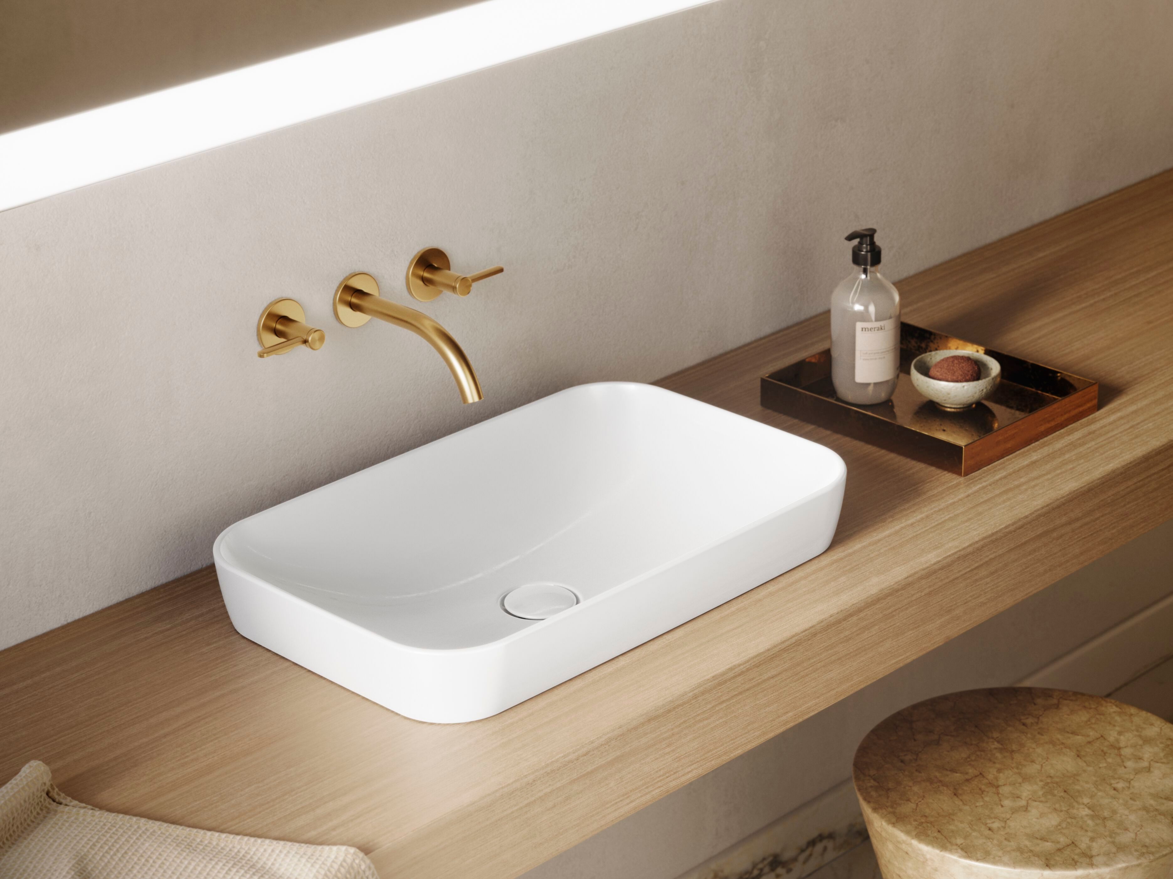 Одноместная прямоугольная раковина CERAMICA CATALANO ARCH-00013613 - Вид №1