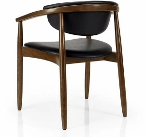 JMS Кожаный стул для ресторана с подлокотниками Joanna M954c