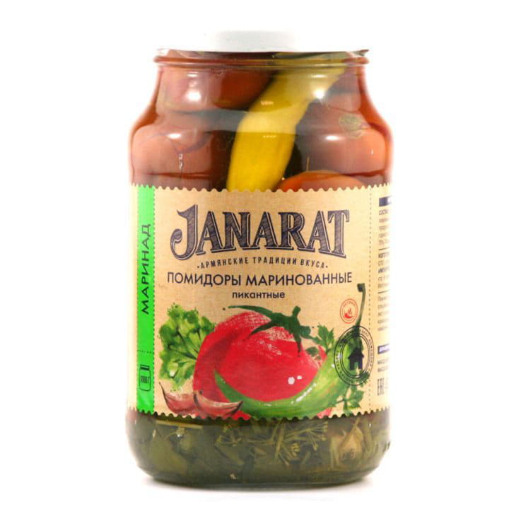 Помидоры маринованные пикантные Janarat 1000 г Santreyd 9691 - Вид №1