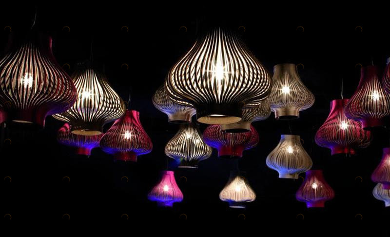 BuzziSpace Подвесной светильник из войлока Buzzilight sun-id-1381303