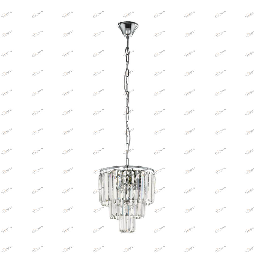 Подвесная люстра Eglo Agrigento 39484 EGLO ДИЗАЙНЕРСКИЕ, AGRIGENTO 00-3887933 Прозрачный;хром 