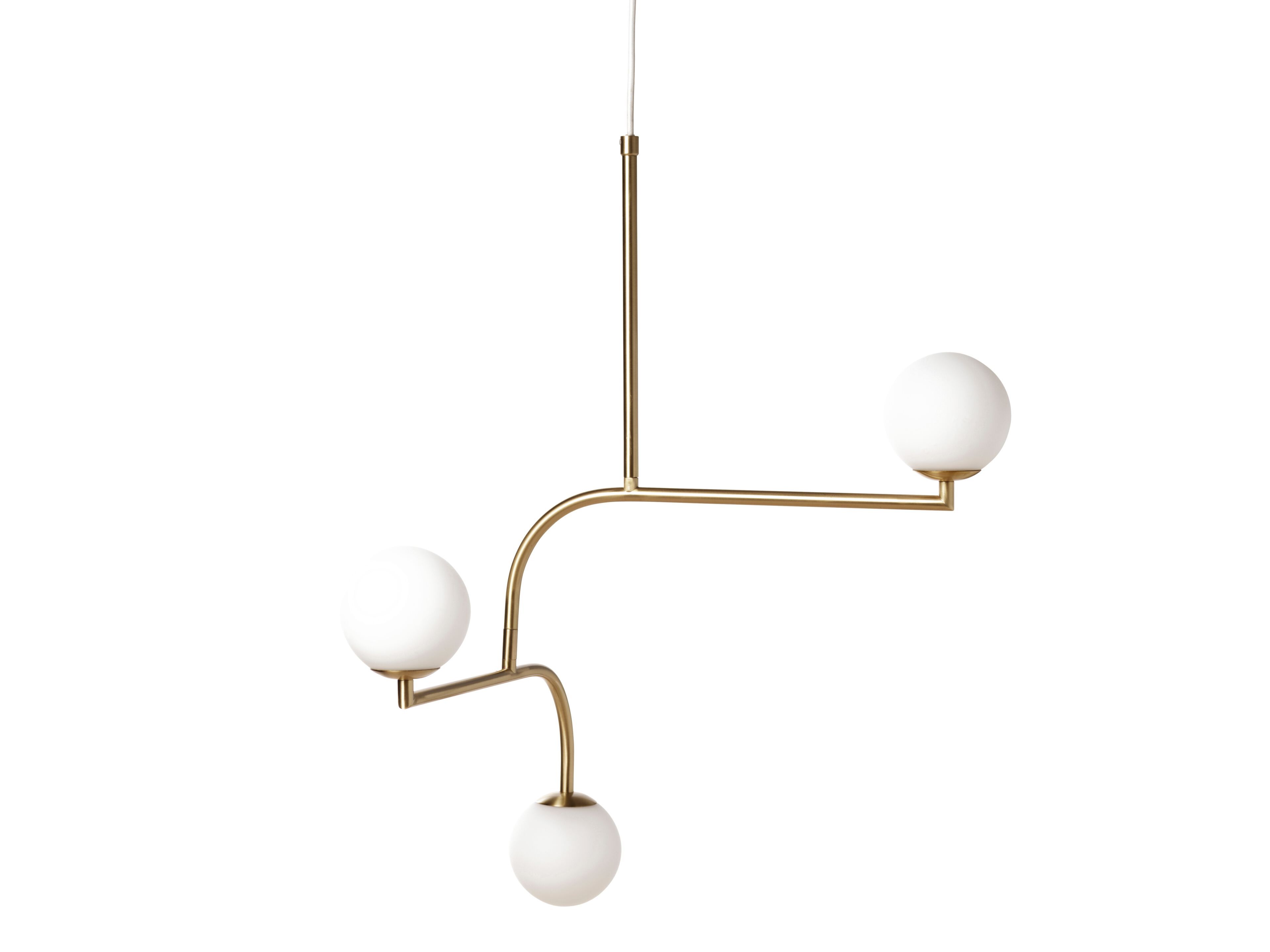 Подвесной светильник из металла и опалового стекла Pholc Mobil ARCH-00133566 - Вид №2