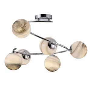 Люстра подвесная бежевая Galaxy 06CH FREYA MODERN 00-3956388 Бежевый