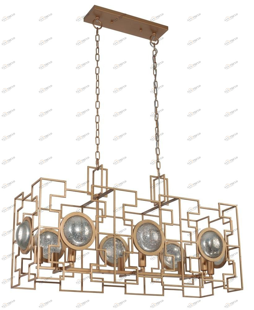 Подвесная люстра Crystal Lux Cuento SP8 L900 Gold CRYSTAL LUX ДИЗАЙНЕРСКИЕ, CUENTO 108729 Золотой 