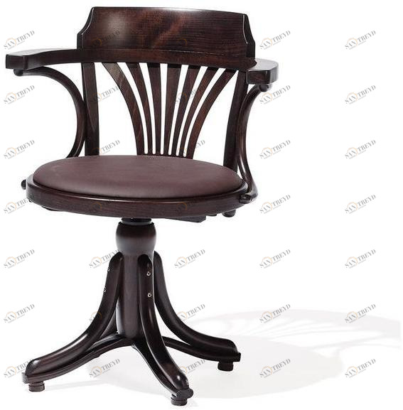 TON Вращающееся кресло из дерева со встроенной подушкой sun-id-1456156