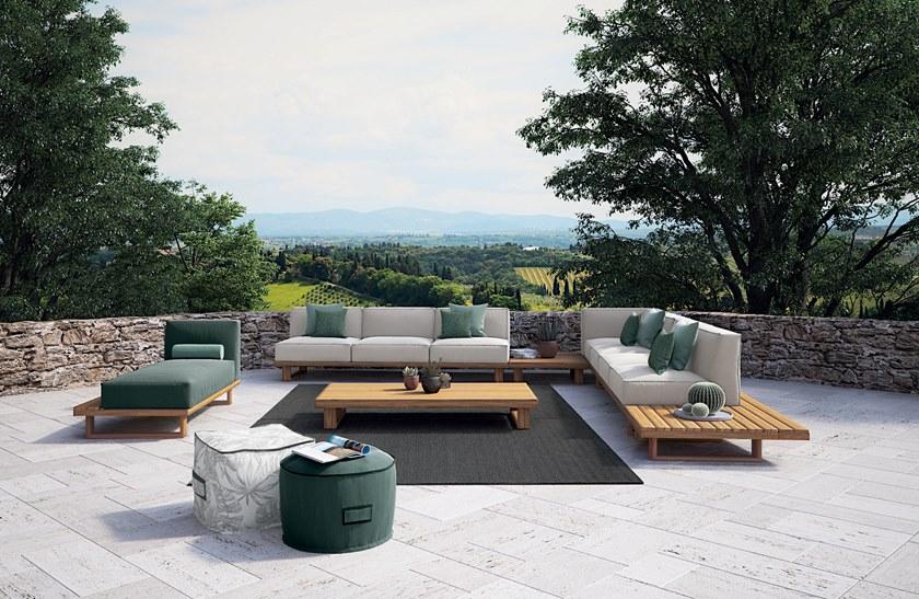 Atmosphera Садовый пуф квадратный со съемной крышкой из технической ткани Soft Cx.sf.pfq60 - Вид №1