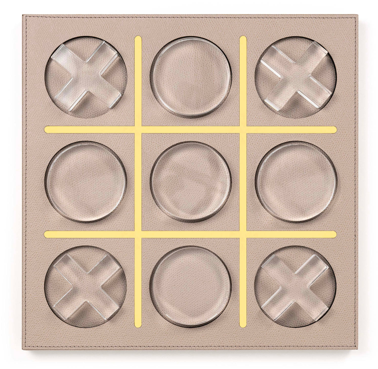 Бостон Трис - 39X39XH2,5 см / зернистая кожа_манго